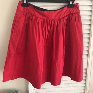 Banana Republic red skirt